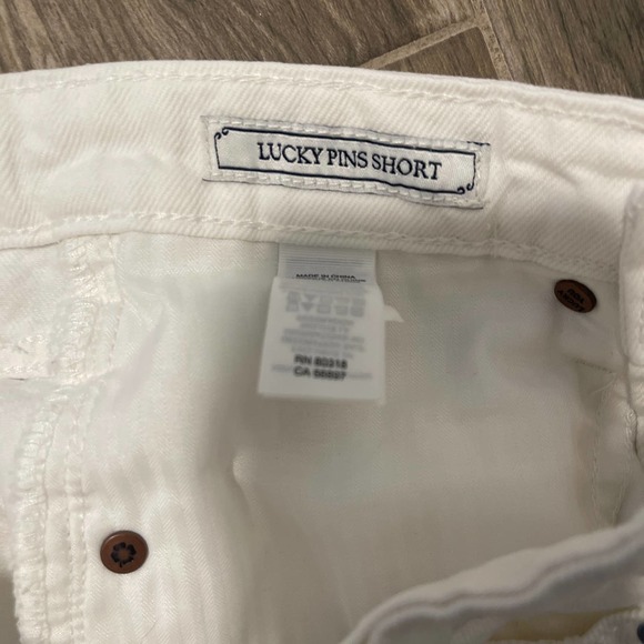 Lucky Brand Lucky Pins Short High Rise White Denim Cut Off Jean Shorts - Picture 7 of 8